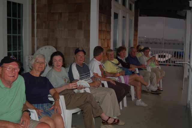 at the yacht club